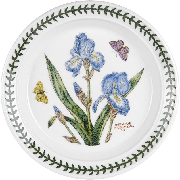 Portmeirion Botanic Garden Salad Plates Set Of 6 Made In England Assorted Floral Motifs 8 5 Inch