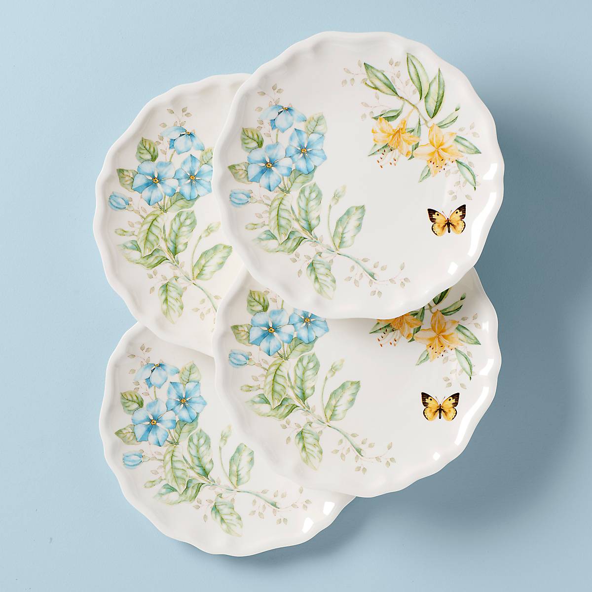 Butterfly Meadow Melamine 4-Piece Dinner Plates