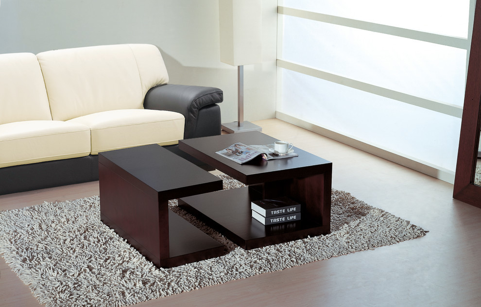 Two Piece Jengo Coffee Table In Wenge   Contemporary   Coffee Tables   by BH Design  Houzz