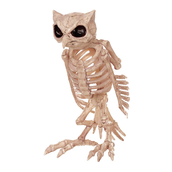 Morris Costumes SE28048 13.5 Owl Skeleton Decorat...