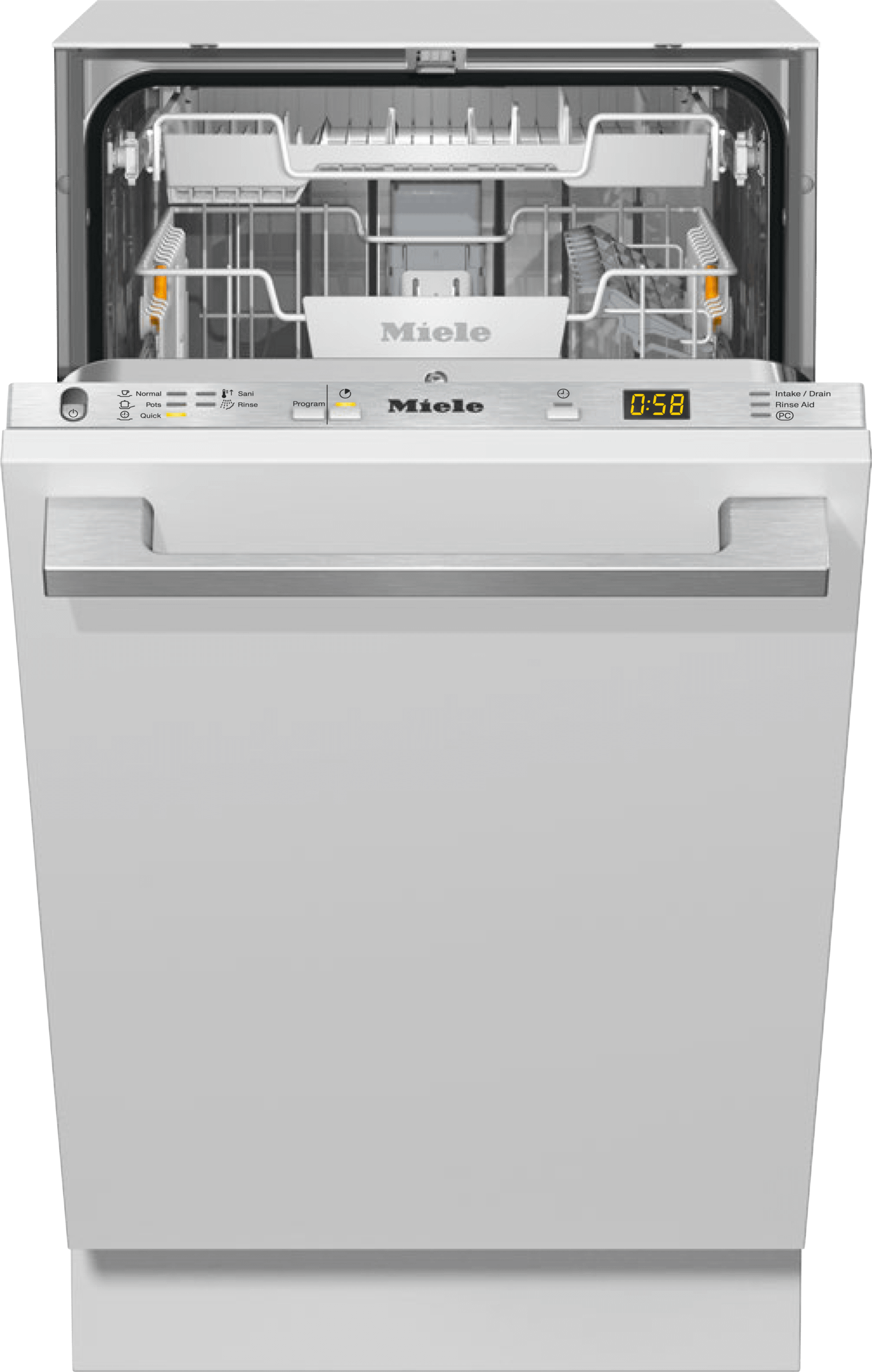 Miele G5482SCVISLSTAINLESSSTEEL G 5482 Scvi Sl - Fully Integrated Dishwasher, 18