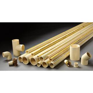 Charlotte Pipe 1 in. x 10 ft. CPVC SDR11 Flowguard Gold Pipe CTS 12010  0600