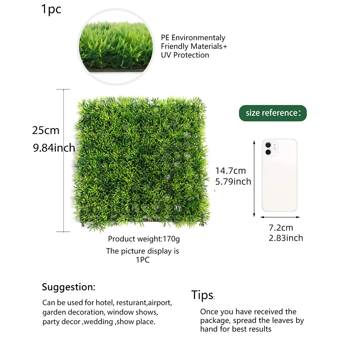 P2 1 Hight Quality Faux PE White Flower and Artificial Boxwood Green Grass Wall Panels for Indoor Outdoor Wall Decoration