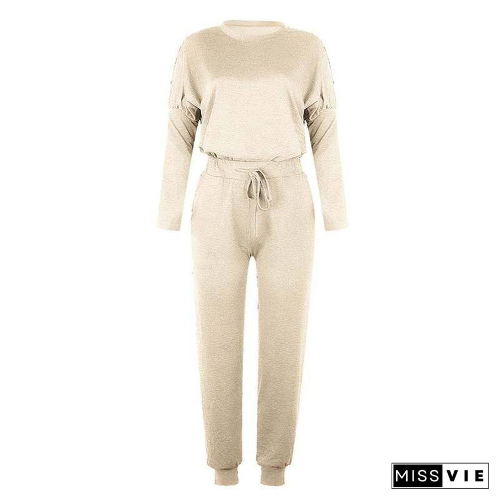 Spring Casual Sweat Suits Woman Tracksuit Pants Two Piece Set Women Outfits Jogging Suits Female Tracksuit Set 2 piece