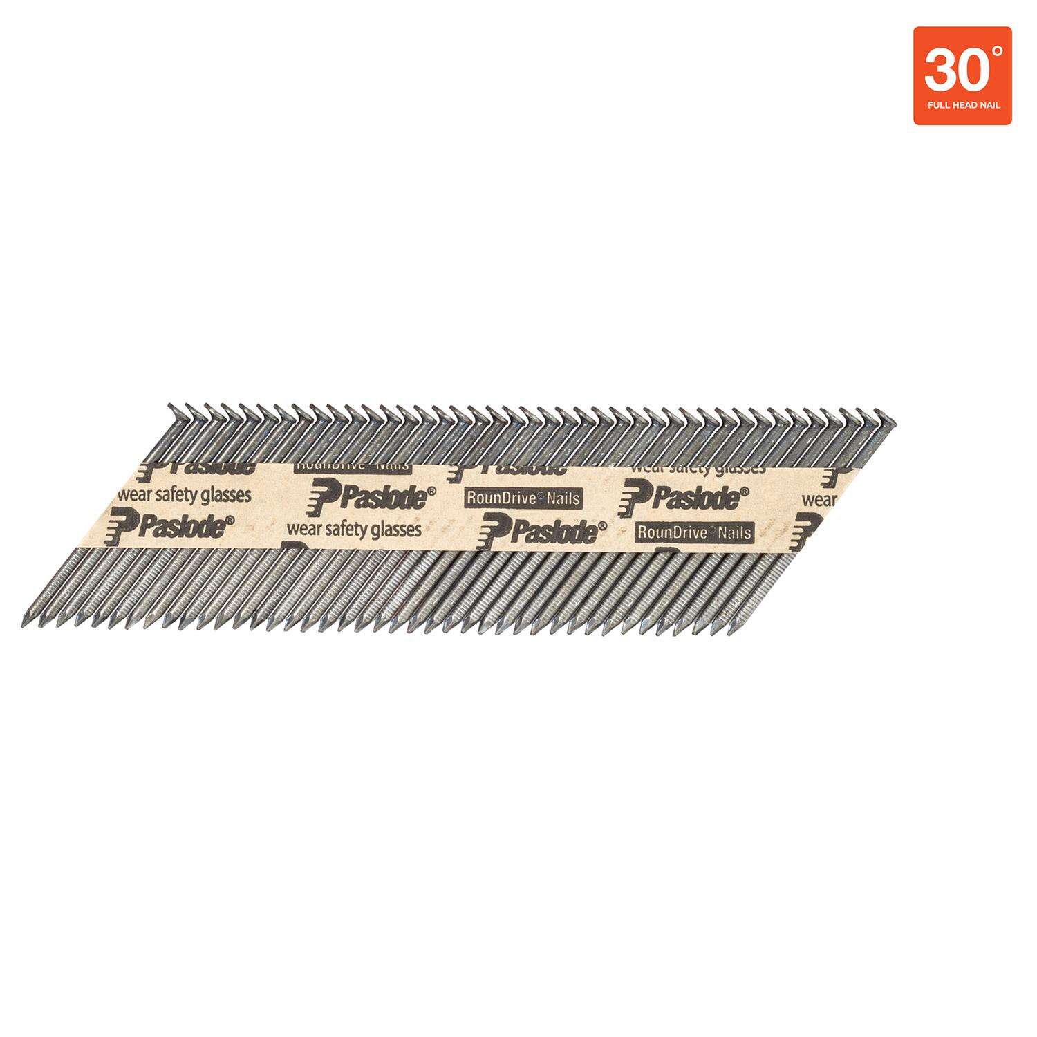 Paslode RounDrive 2-3/8 in. Angled Strip Brite Framing Nails 30 deg 1 pk