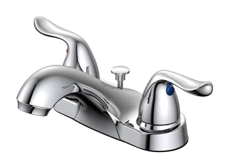 LAV FAUCET 2H CH W/PU OB