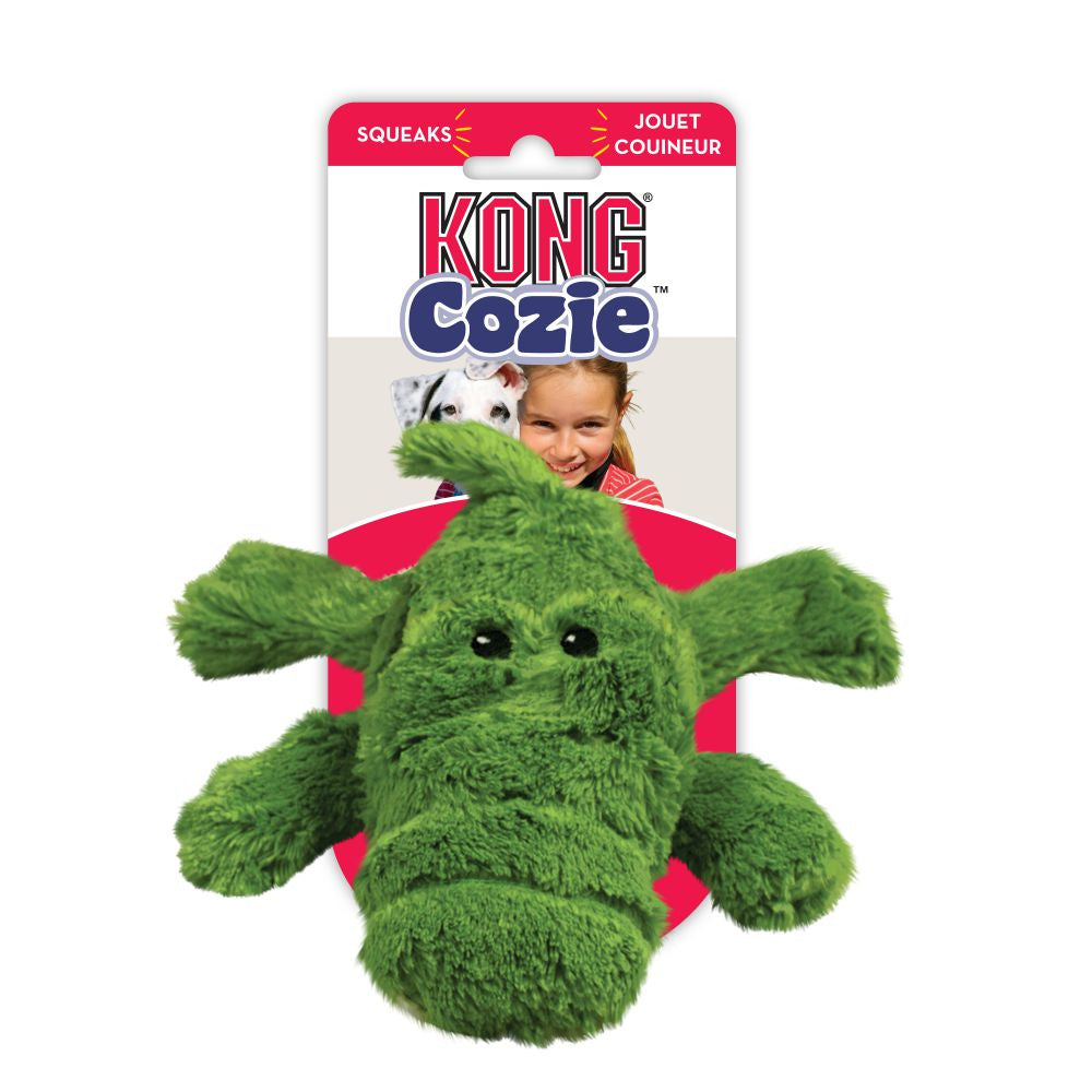 KONG Ali Alligator Cozie Plush Dog Toy andndash; Pet Empire and Supplies