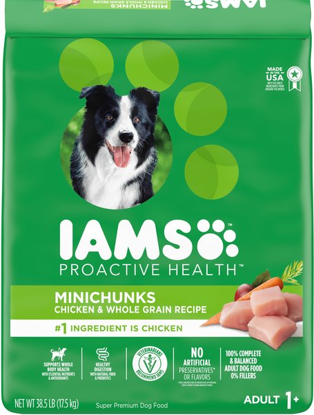 Iams Proactive Health MiniChunks Small Kibble Adult Chicken and Whole Grain Dry Dog Food