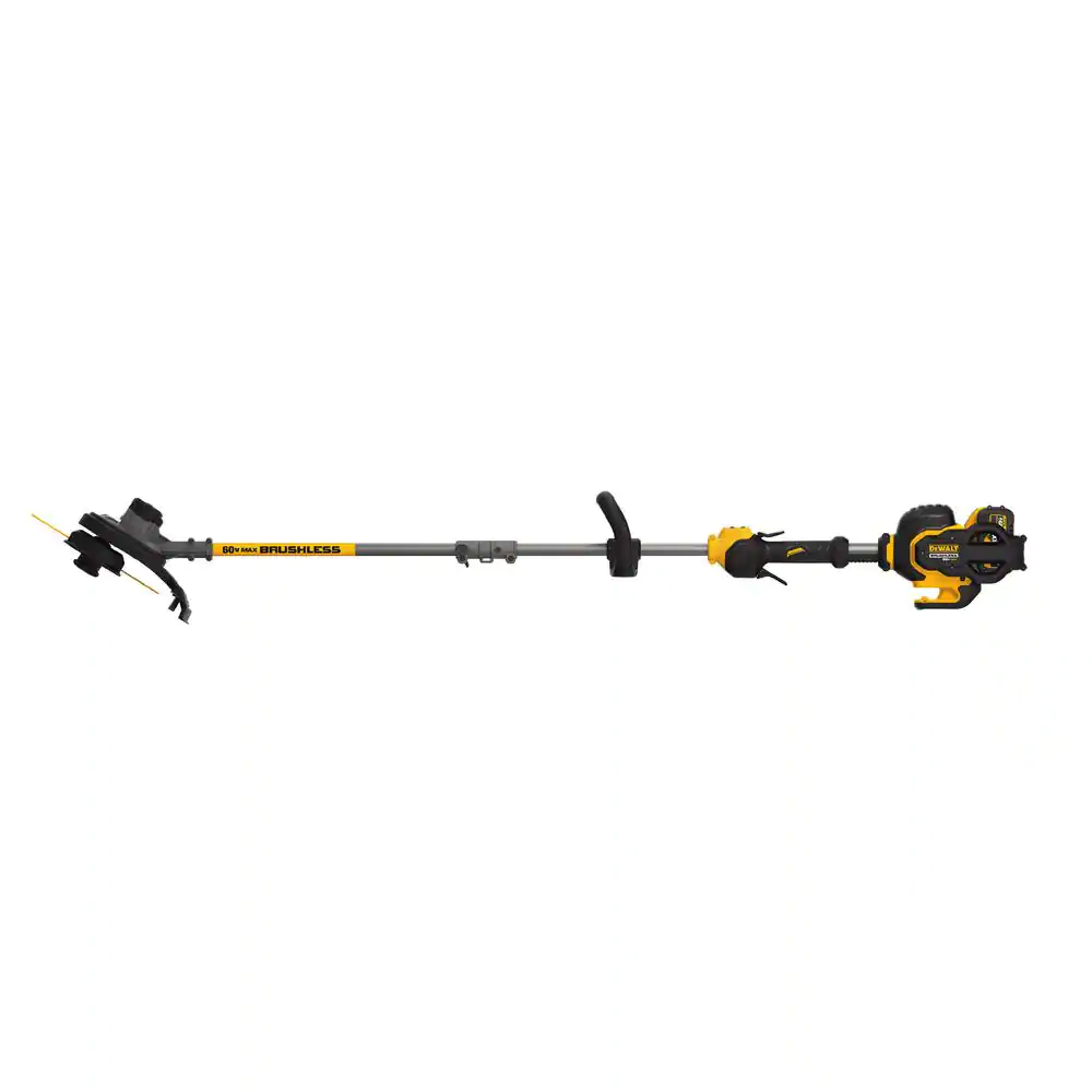 DEWALT DCST970X1S 60V MAX Brushless Cordless Battery Powered String Trimmer Kit with (1) FLEXVOLT 3Ah Battery and Charger