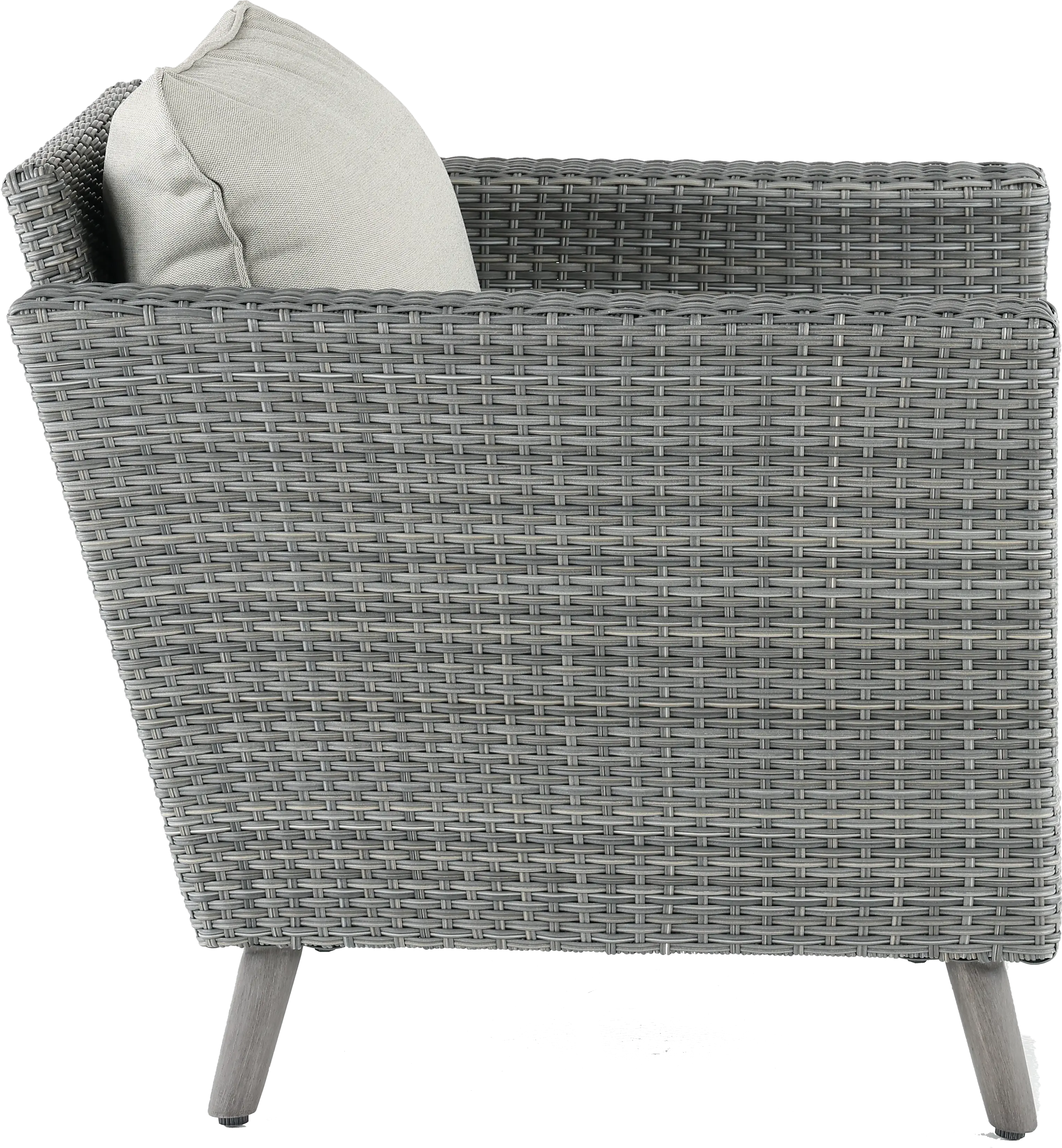 Drew and Jonathan Home Evans Gray Patio Chair