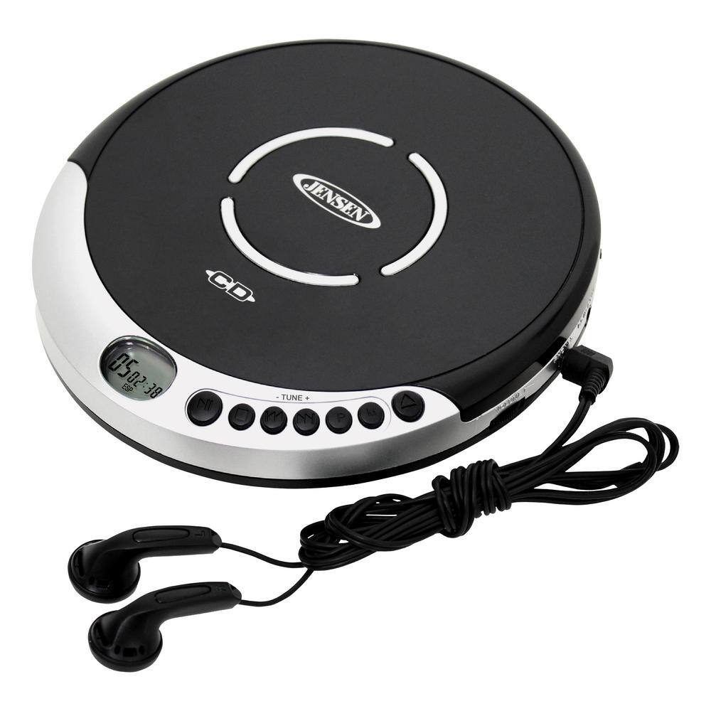 JENSEN Portable CD Player with Bass Boost and FM Radio CD-60