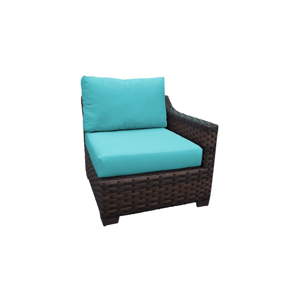 Kathy Ireland River Brook Wicker 4 piece Outdoor Patio Set