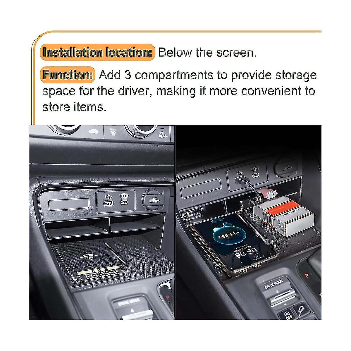 Car Center Console Box For -v 2023 Central Storage Tray Organizer Container Tidying Interior Accessories