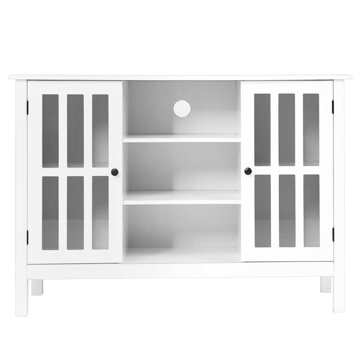 Wood TV Stand Console Cabinet for 45