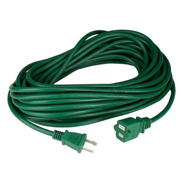 Northlight 40 x27 Green 2 prong Outdoor Extension Power Cord With End Connector