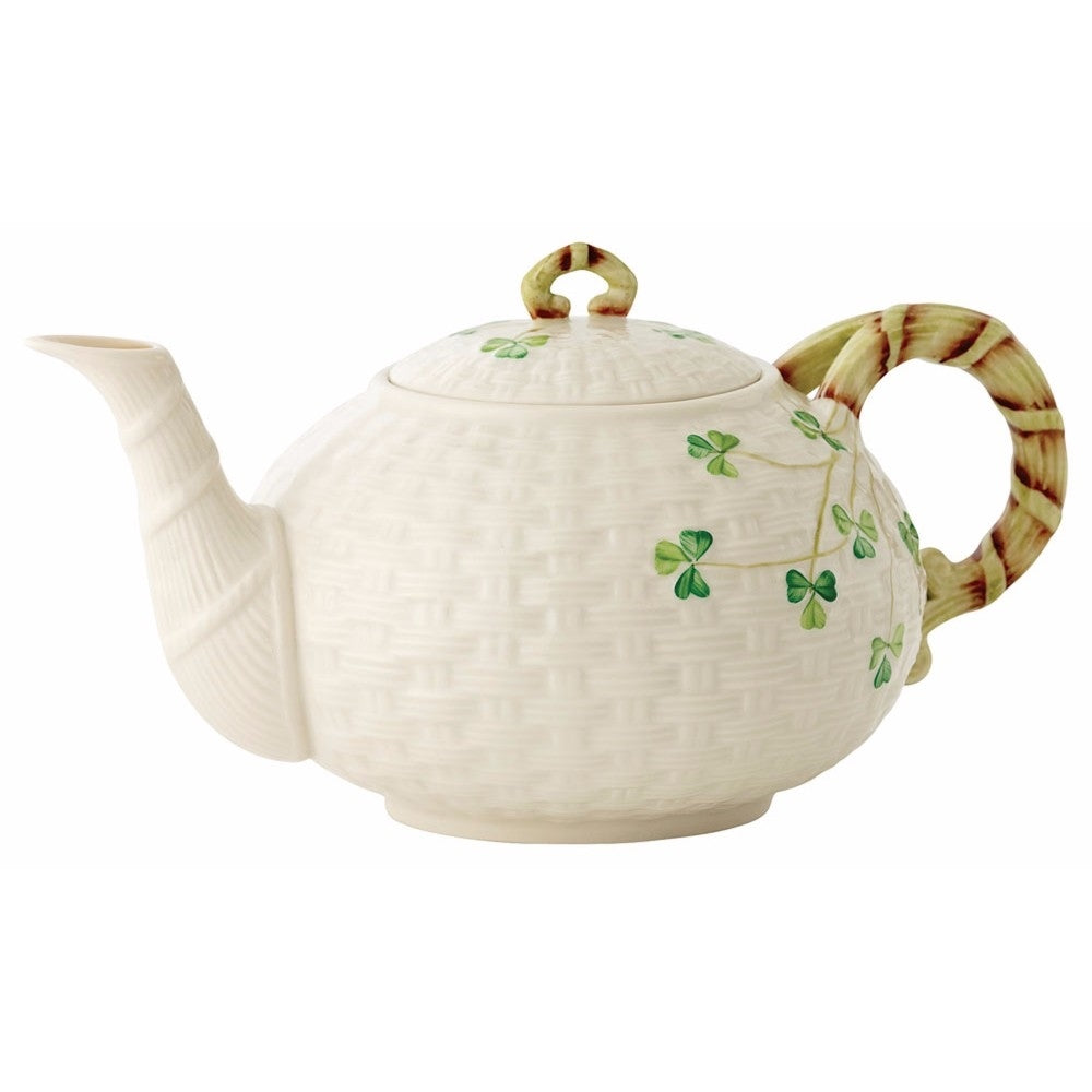 Belleek Classic Shamrock Irish Tea Set