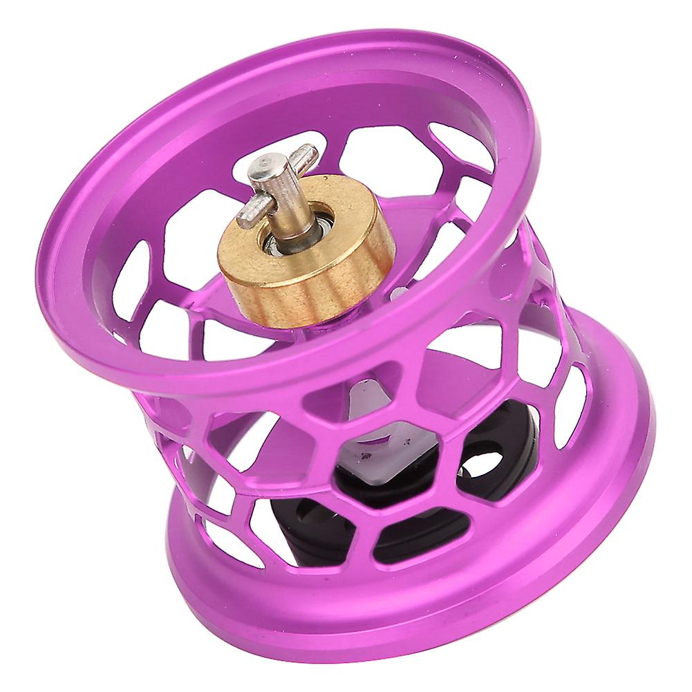 All Metal Short Modified Maintenance Spool Wire Cup Diy Fishing Casting Reel Accessorypurple