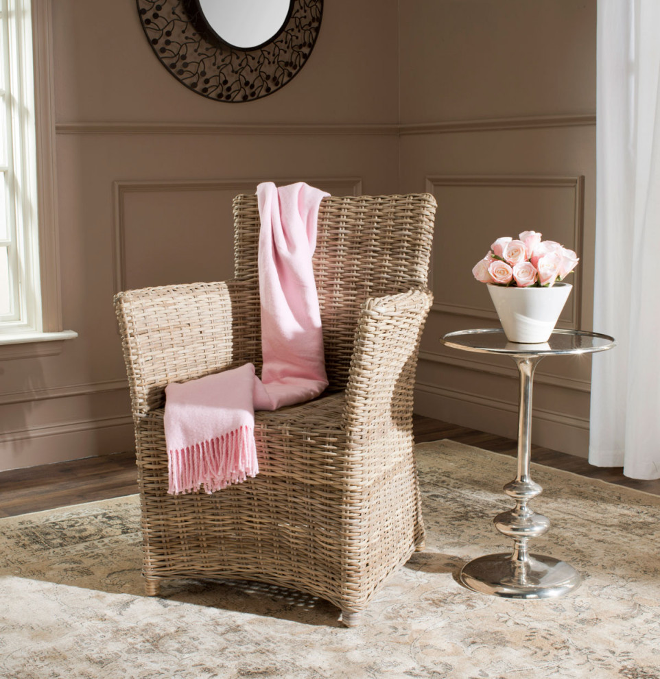 Tonzja Rattan Arm Chair Natural   Tropical   Armchairs And Accent Chairs   by V.S.D Furniture  Houzz