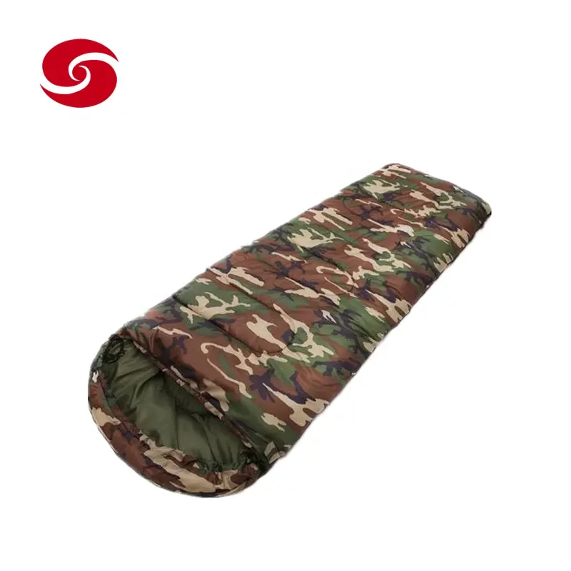 Outdoor Camouflage Customized Polyester Camping Waterproof Sleeping Bag