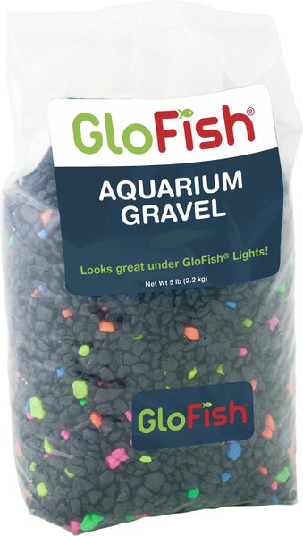 GloFish Fluorescent Aquarium Gravel， 5-lb bag