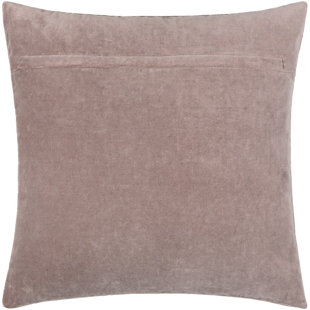 Alya Velvet Throw Pillow with Metallic Sparkles