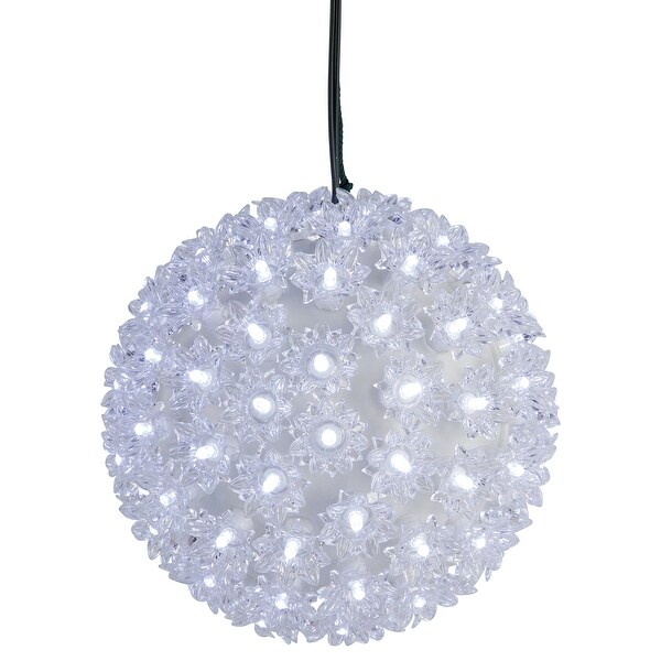 LED Lighted Starlight Sphere Hanging Outdoor Christmas Decoration