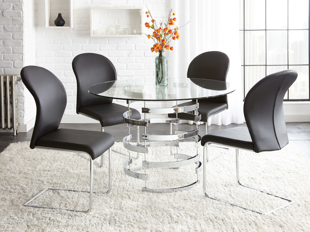 Tayside Side Chairs  Set of 2   Contemporary   Dining Chairs   by HedgeApple  Houzz