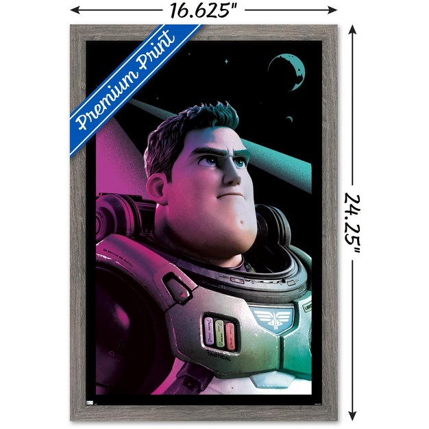 Trends International Disney Pixar Lightyear Buzz Framed Wall Poster Prints