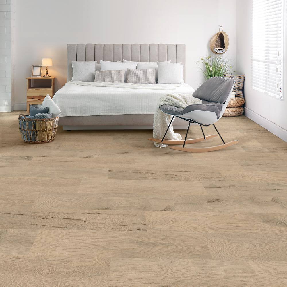 Lifeproof Windy Harbour Oak 12 MIL x 8.7 in. W x 48 in. L Click Lock Waterproof Luxury Vinyl Plank Flooring (20.1 sqftcase) I2202041L