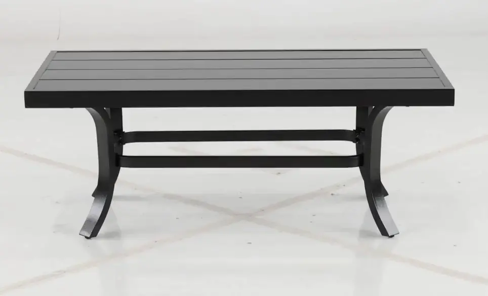 Avila Slat Top Aluminum Patio Coffee Table