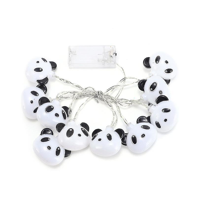 1 Set Creative Panda Shape String Lights Decorative String Lamps Led Lamps