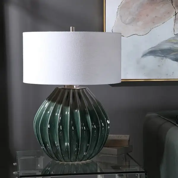 Uttermost Rhonwen Green Table Lamp