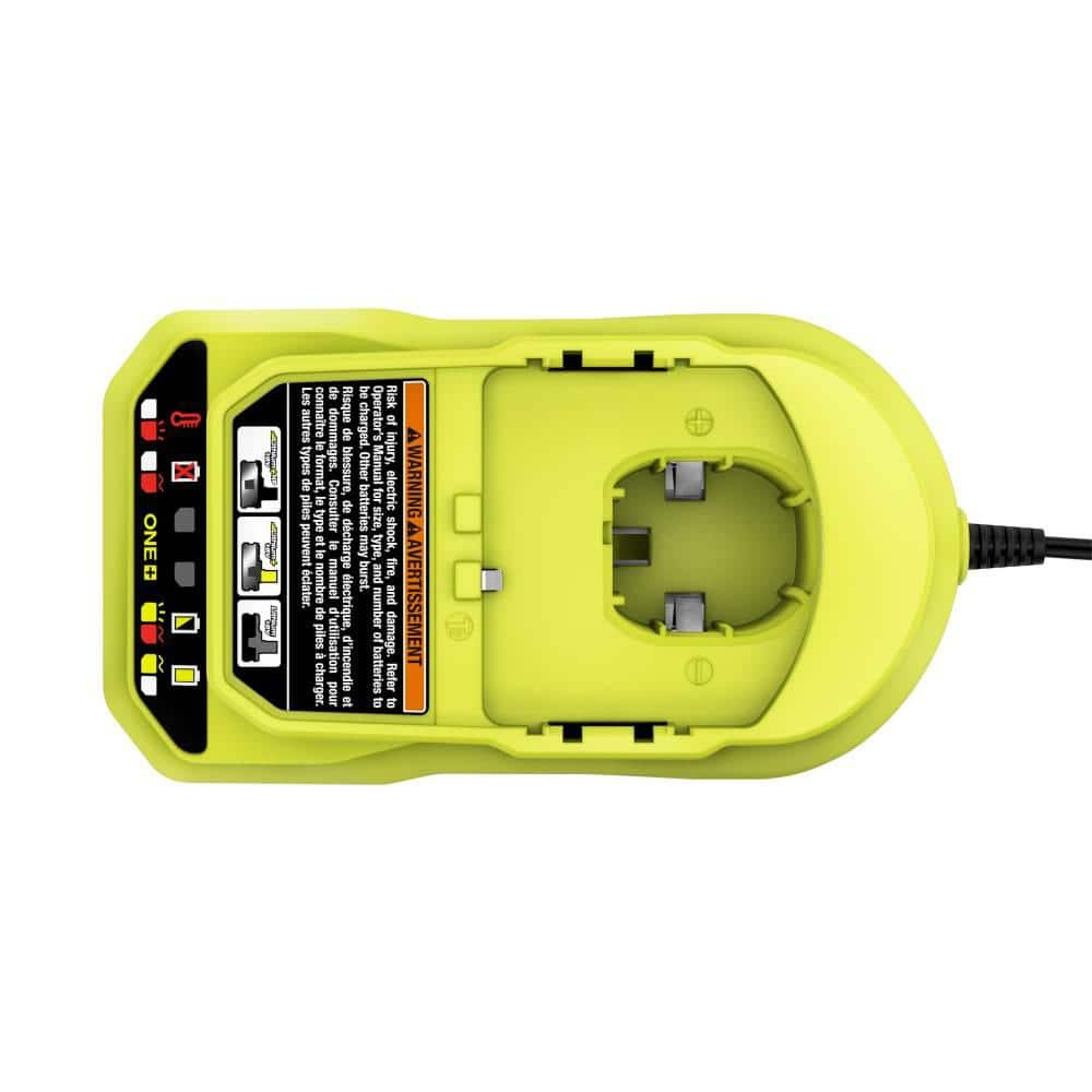 RYOBI ONE+ 18V Lithium-Ion 2.0 Ah Compact Battery and Charger Starter Kit PSK005