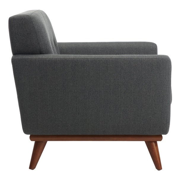 SAFAVIEH Couture Opal Mid-Century Modern Tufted Arm Chair