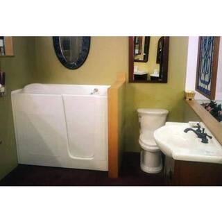 Hydro Systems Studio Lifestyle 4.3 ft. Walk-In Right Drain Soaking Tub in White CWAL5230RTOW