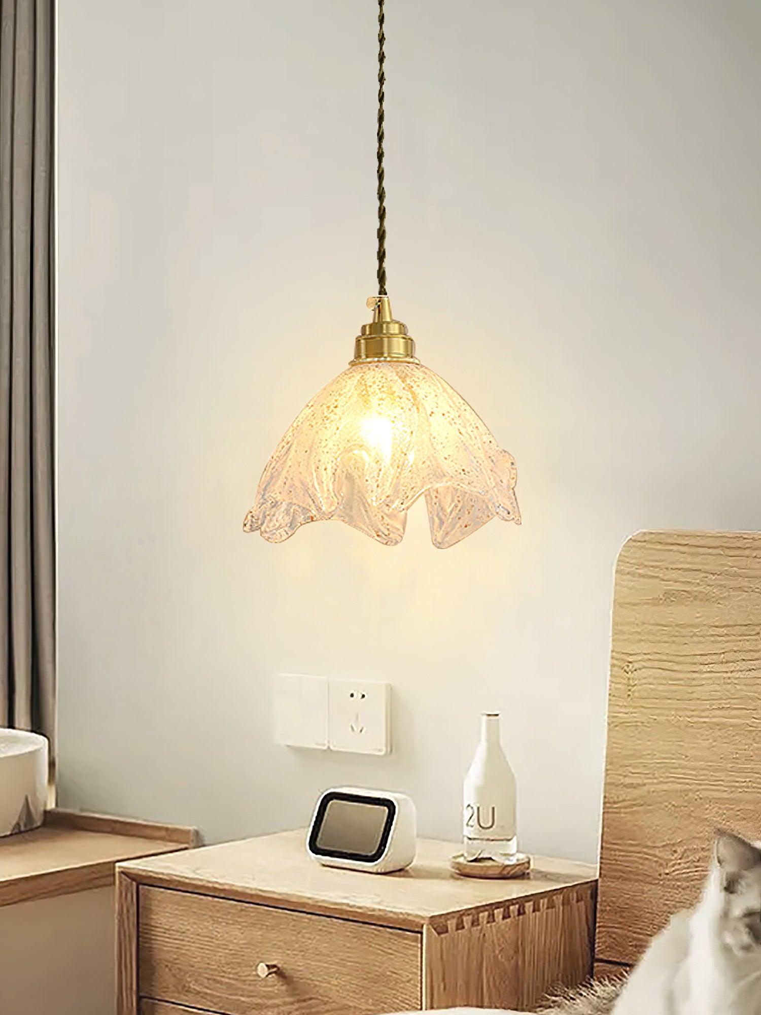 Lotus Crystal Small Pendant Light