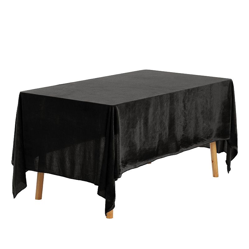 Rectangle Wrinkle Resistant Washable Polyester Table Cover 1 Pc， 63 X 126