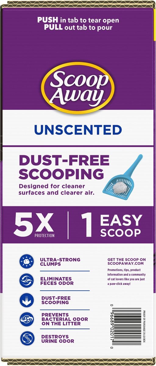 Scoop Away Unscented Clumping Clay Cat Litter