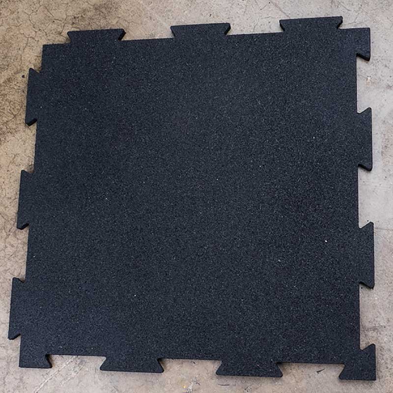 Body-Solid Tools Black Interlocking Rubber Flooring