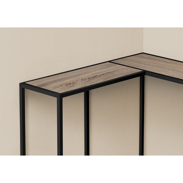 Accent Table， Console， Entryway， Narrow， Corner， Living Room， Bedroom， Metal， Laminate， Contemporary， Modern - 36