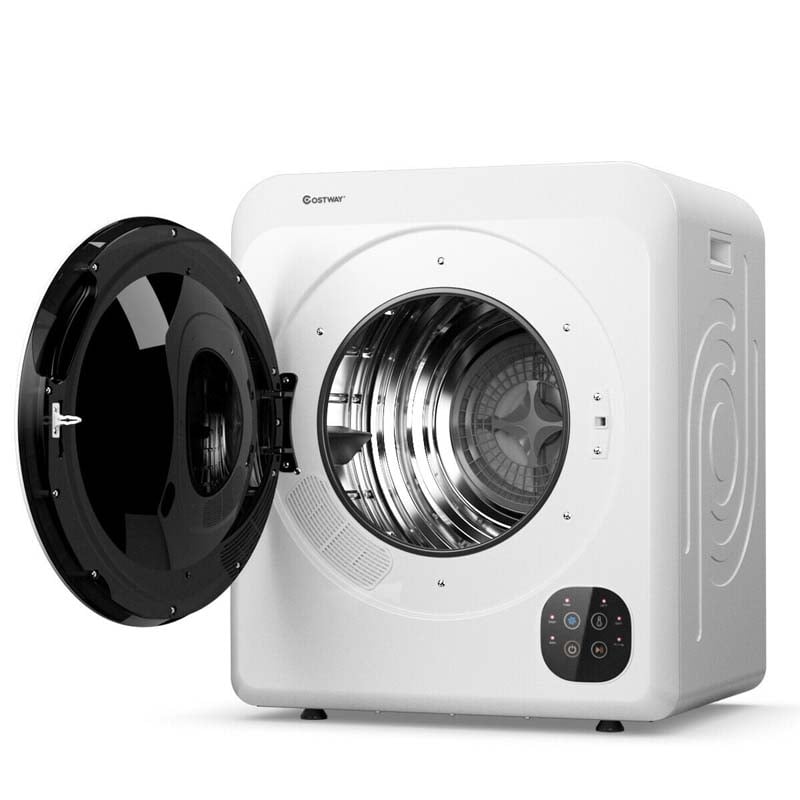 13.2 lbs Portable Dryer for Apartments, 1700W Front Load Tumble Dryer, Compact Clothes Dryer Machine