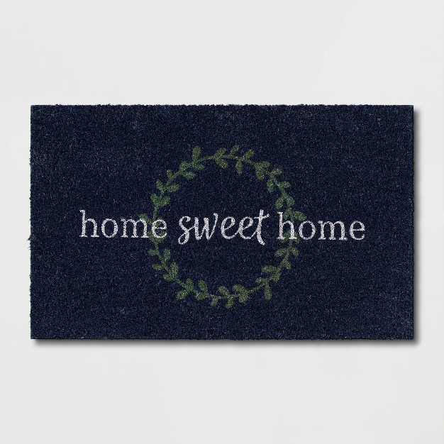 Home Sweet Home Doormat Navy