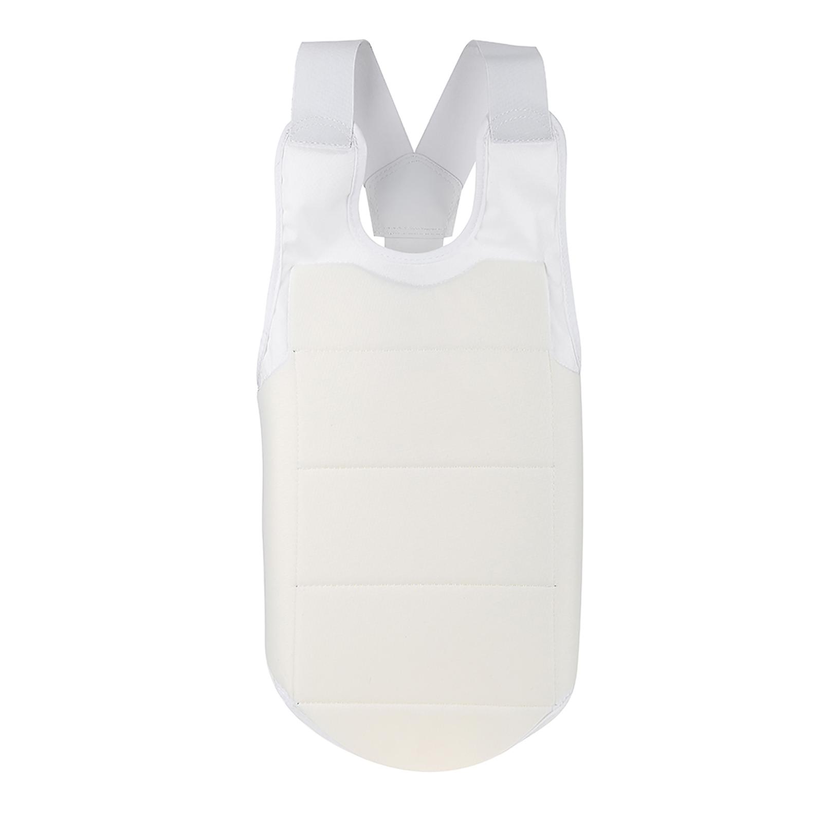 Unisex Adult Child Taekwondo Karate Chest Guard Vest Boxing Karate Breast Protector (m)