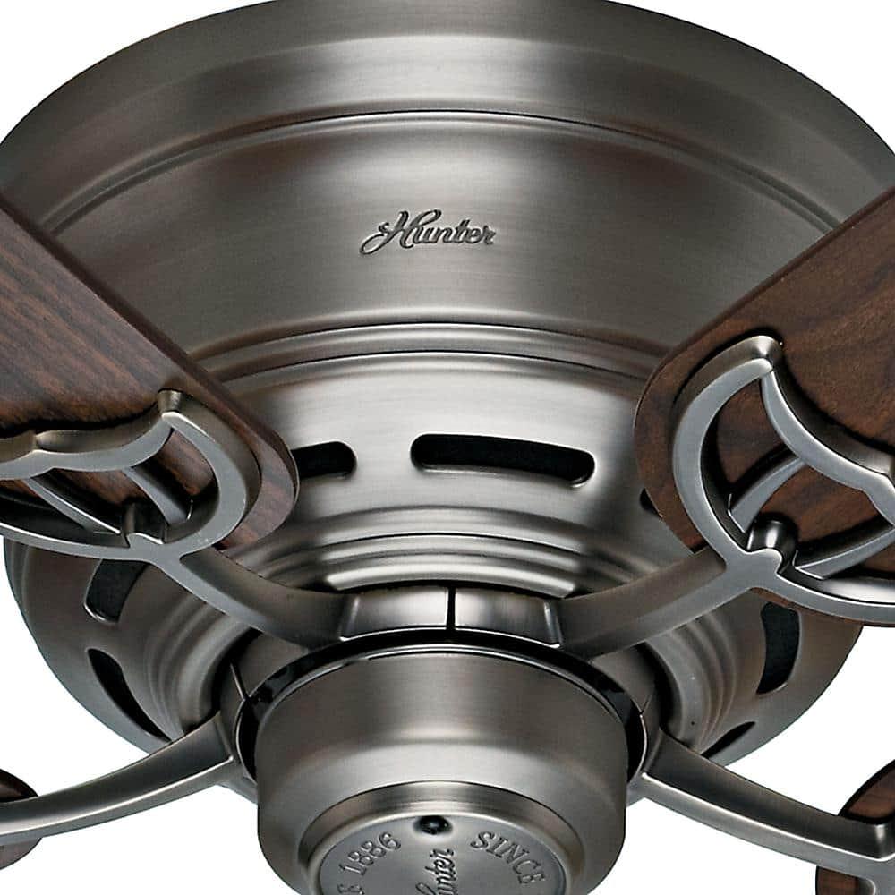 Hunter Low Profile III 52 in Indoor Antique Pewter Ceiling Fan