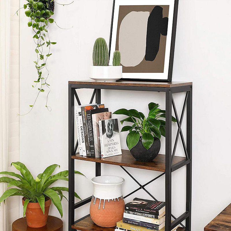 BreeBe 4 Open Shelves Bookcase