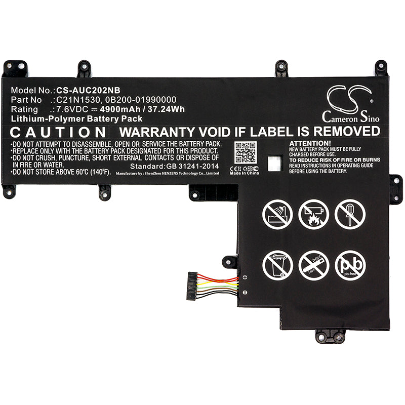 Asus C202SA C202SA2A C202SA3A C202SAGJ0024 C202 Replacement Battery BatteryClerkcom Laptop and Notebook