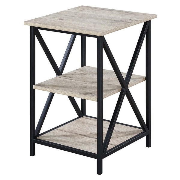 Carbon Loft Ehrlich 3 Tier End Table with Shelves