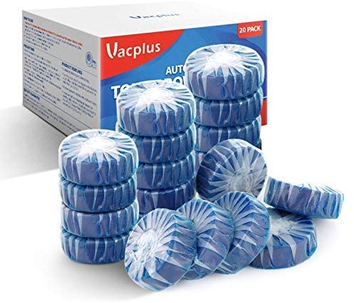 Vacplus Automatic Toilet Bowl Cleaner Tablets， Bathroom Toilet Tank Cleaner 20 PACK