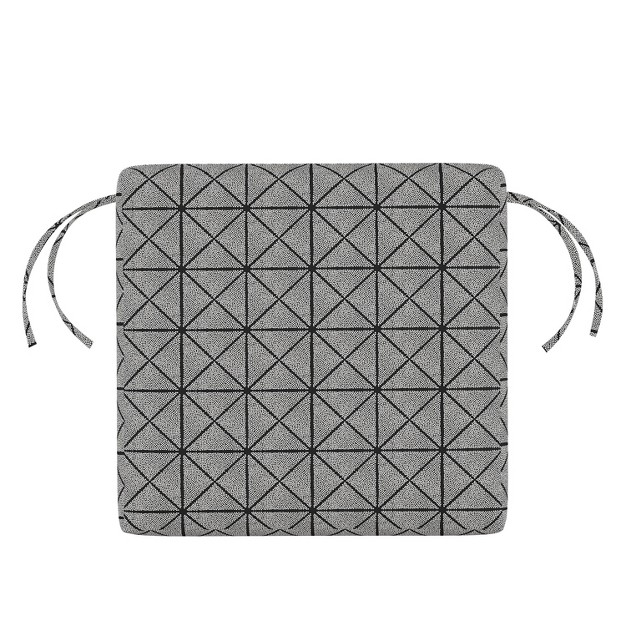 Outdoor Seat Cushion Amero Shadow Handmade Fade resistant Uv resistant Weather resistant Geometric Pattern Skyline Furniture