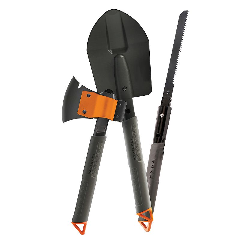 Protocol Shovel Plus 4-in-1 Emergency Tool Set